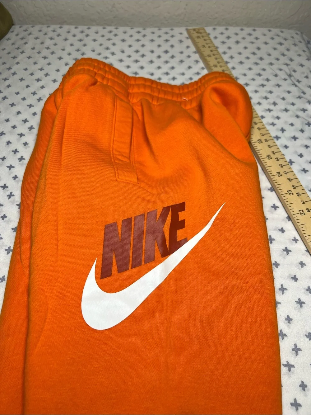 Nike Bright Orange Logo Joggers for Kids